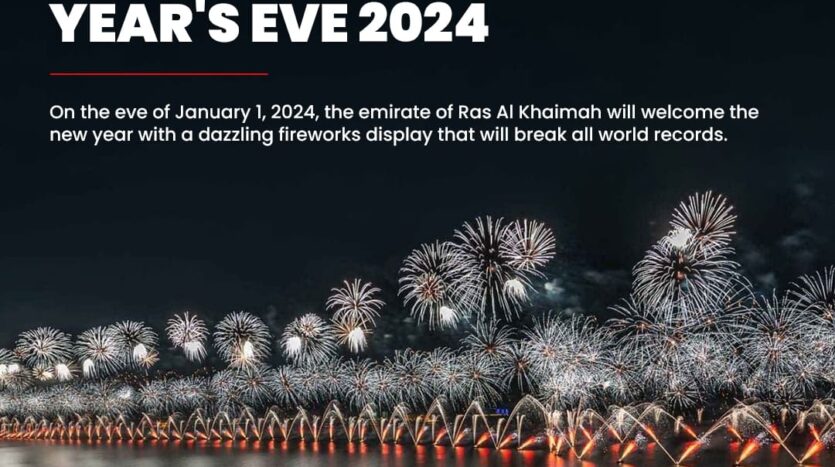 UAE New year celebration 2024